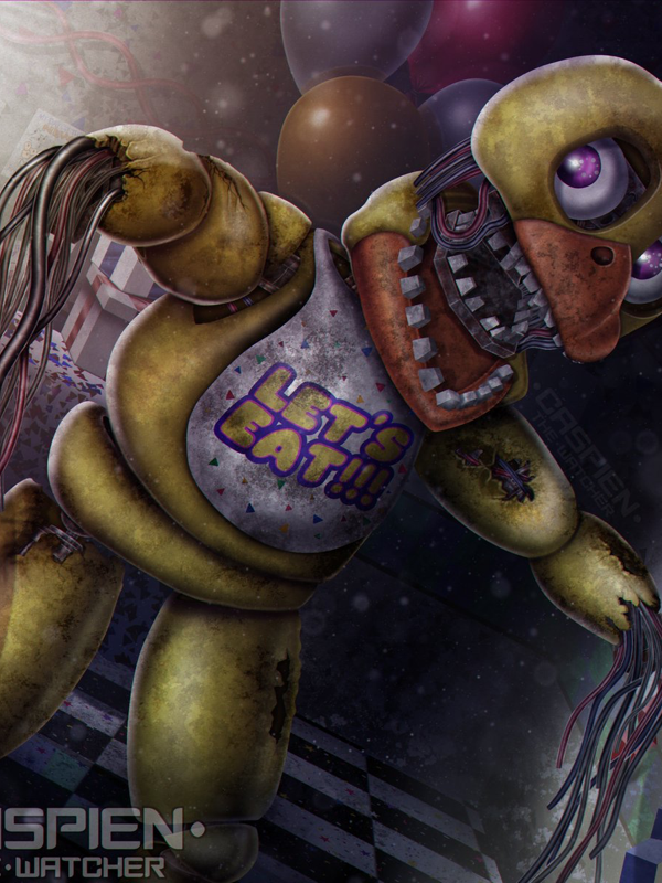 Chat with Withered Chica, the  character AI chatbot