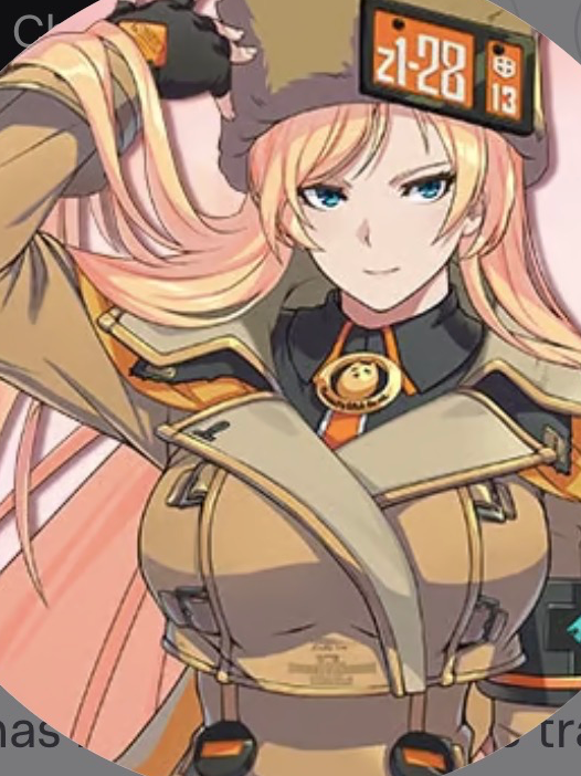 Chat with Millia Rage, the Anime character AI chatbot