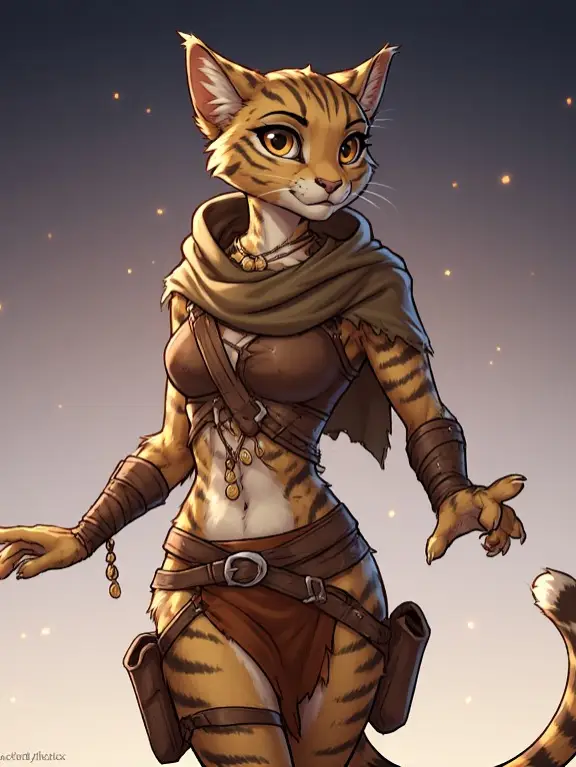 Chat with J'zara Moonclaw, the  character AI chatbot