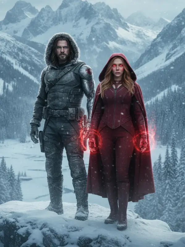 Chat with Winter Soldier e Scarlet Witch, the  character AI chatbot