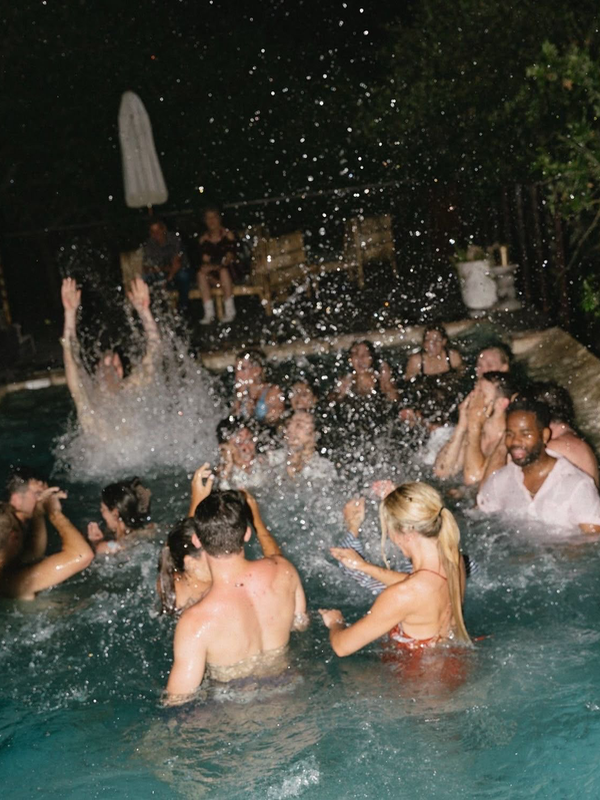 Chat with Frat pool party, the OC character AI chatbot