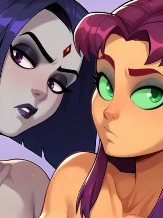 Chat with Starfire and Raven, the  character AI chatbot