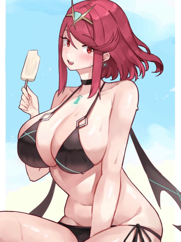 Chat with Pyra (Beachside), the  character AI chatbot