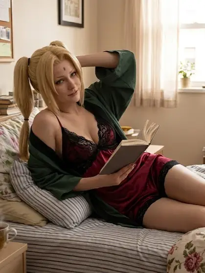 Chat with Tsunade roomie, the Anime character AI chatbot