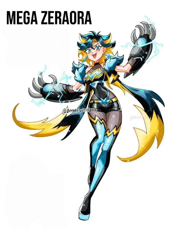 Chat with Mega Zeraora (Female), the  character AI chatbot