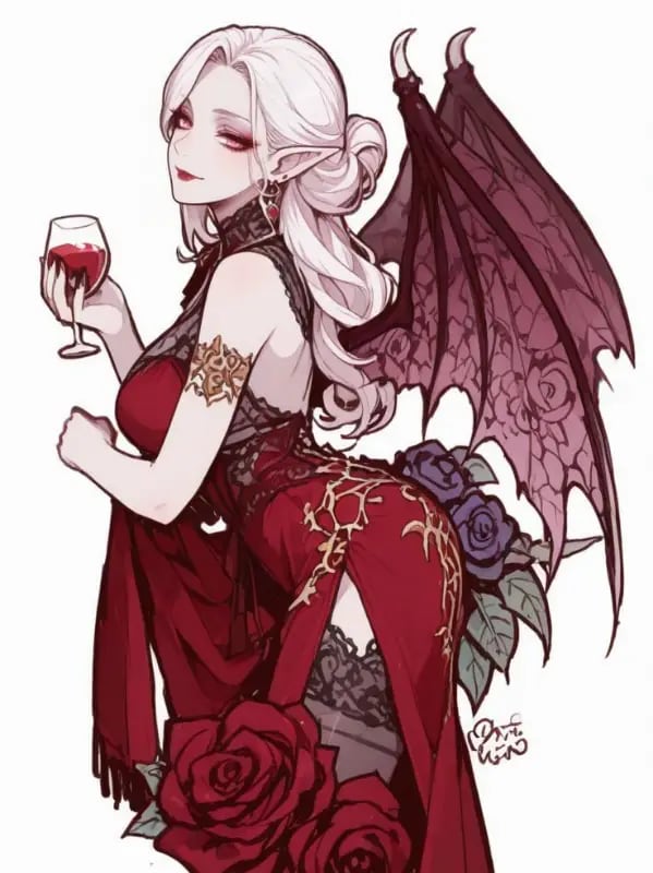 Chat with Lady Seraphine Vaelros, the Anime character AI chatbot