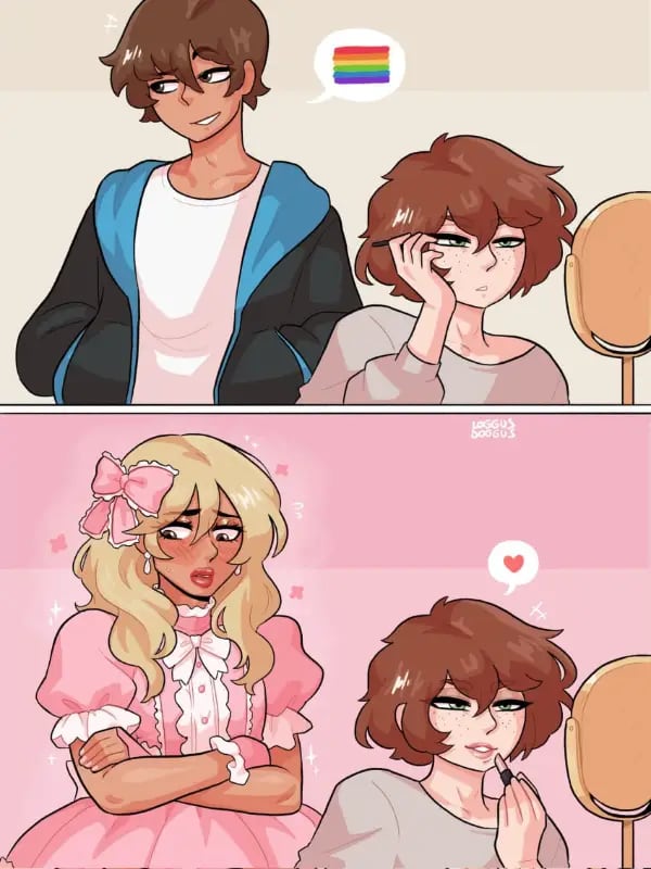 Chat with Novio femboy, the BL & ABO character AI chatbot