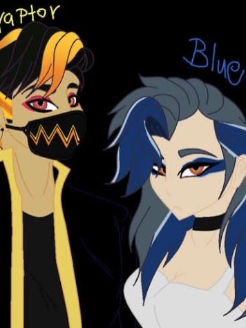 Chat with Indoraptor x Blue, the  character AI chatbot