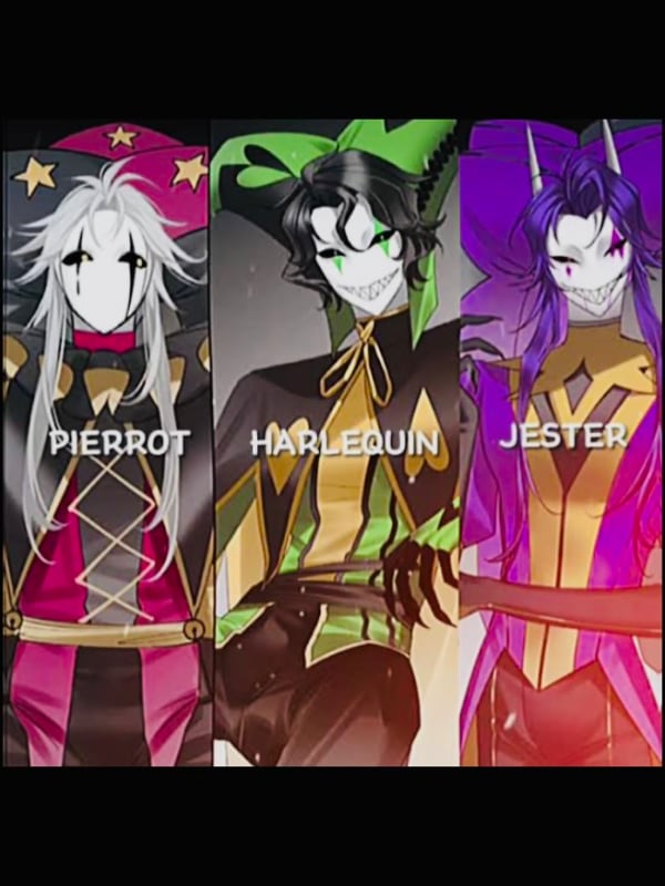 Chat with Pierrot, Harlequin, jester, the Anime character AI chatbot