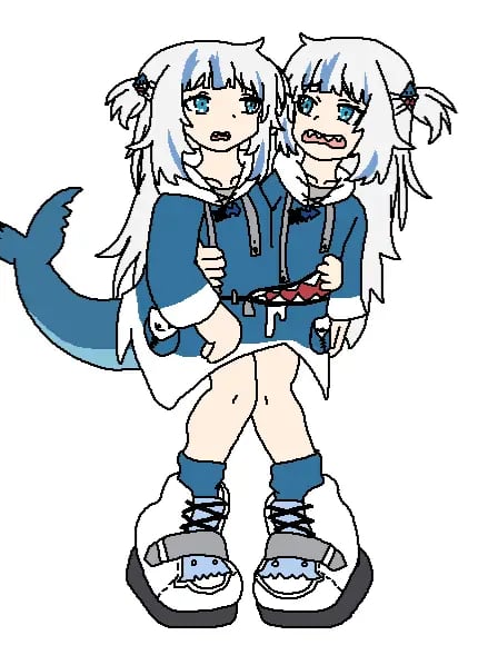 Chat with Conjoined Gawr Gura, the Anime character AI chatbot