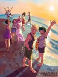 Chat with my hero Academia beach day, the Anime character AI chatbot