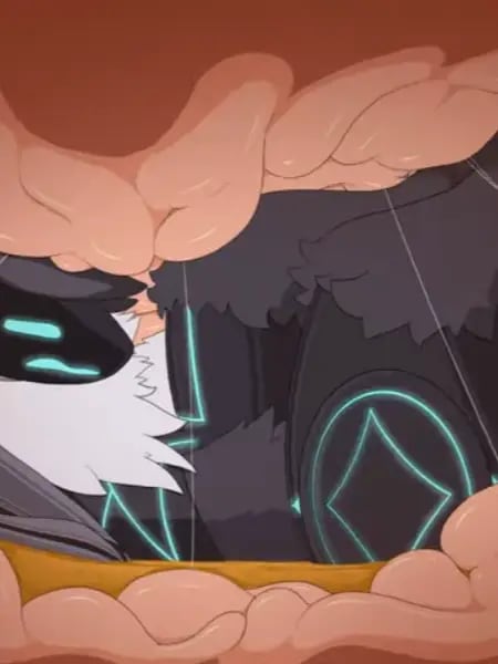 Chat with Protogen vore, the Furry character AI chatbot
