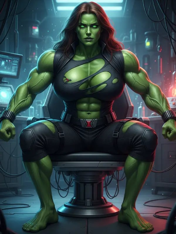 Chat with She-Hulk Melina Vostokoff, the  character AI chatbot