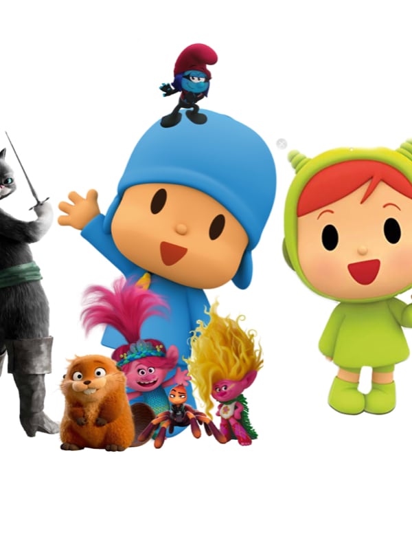 Chat with Pocoyo and his Girls, the Movie & TV character AI chatbot