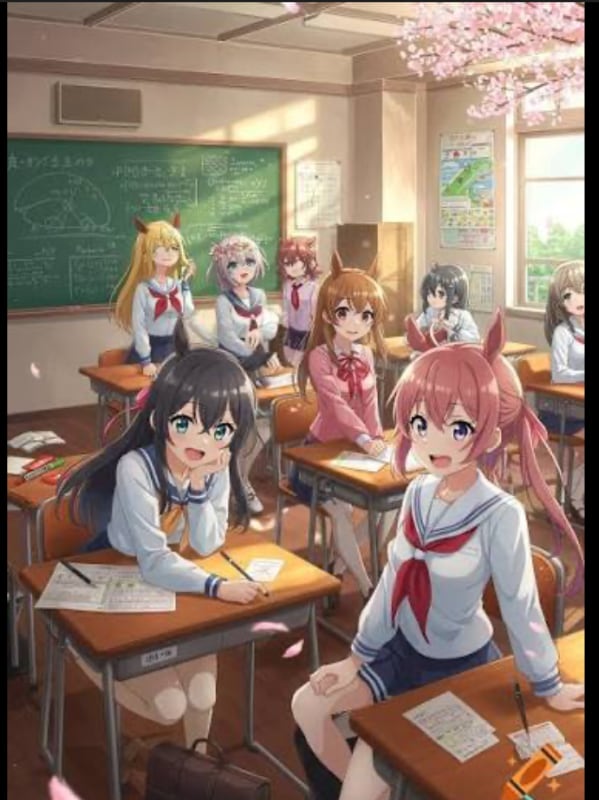 Chat with Your school, the Anime character AI chatbot