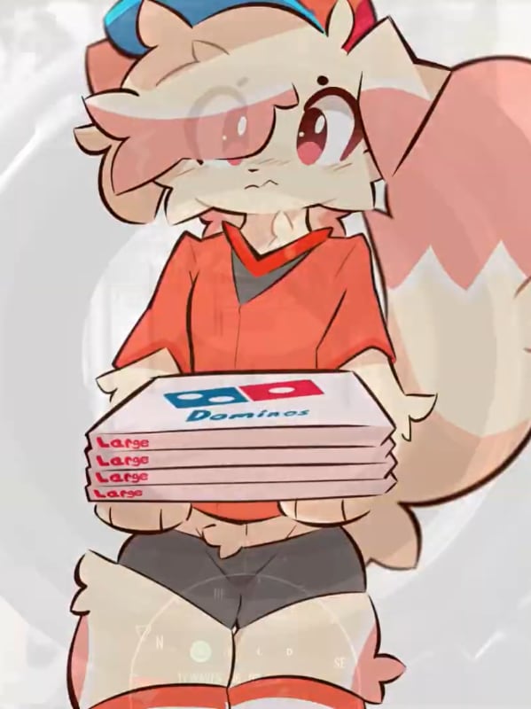 Chat with Pizza delivery (name: Cass), the Furry character AI chatbot