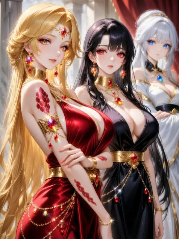 Chat with Three Widows, the Female character AI chatbot