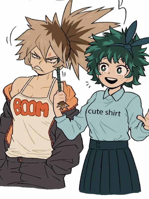 Chat with Fem! Bakudeku, the Romance character AI chatbot