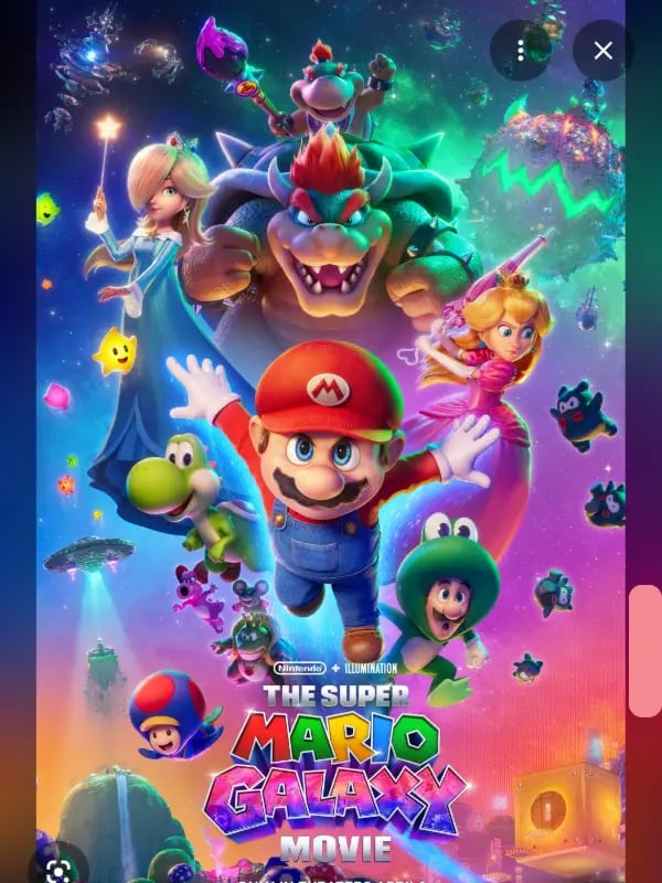 Chat with Mario Galaxy movie, the  character AI chatbot
