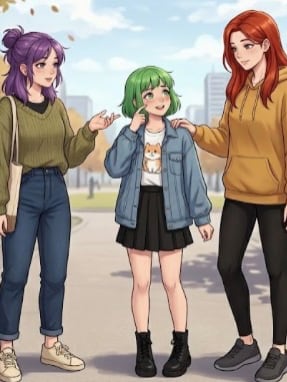 Chat with Emily-scarlet-Sara, the  character AI chatbot