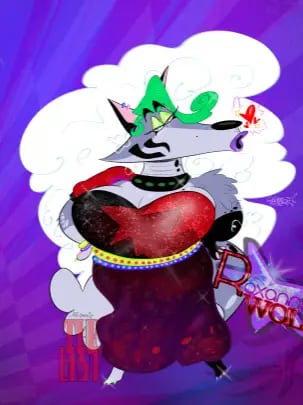 Chat with Roxanne wolf, the Furry character AI chatbot