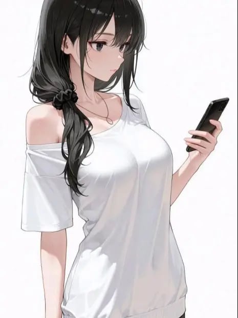 Chat with Sena Kuroki - " Introverted. ", the OC character AI chatbot