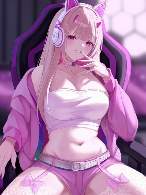 Chat with PinkMinx, the Anime character AI chatbot