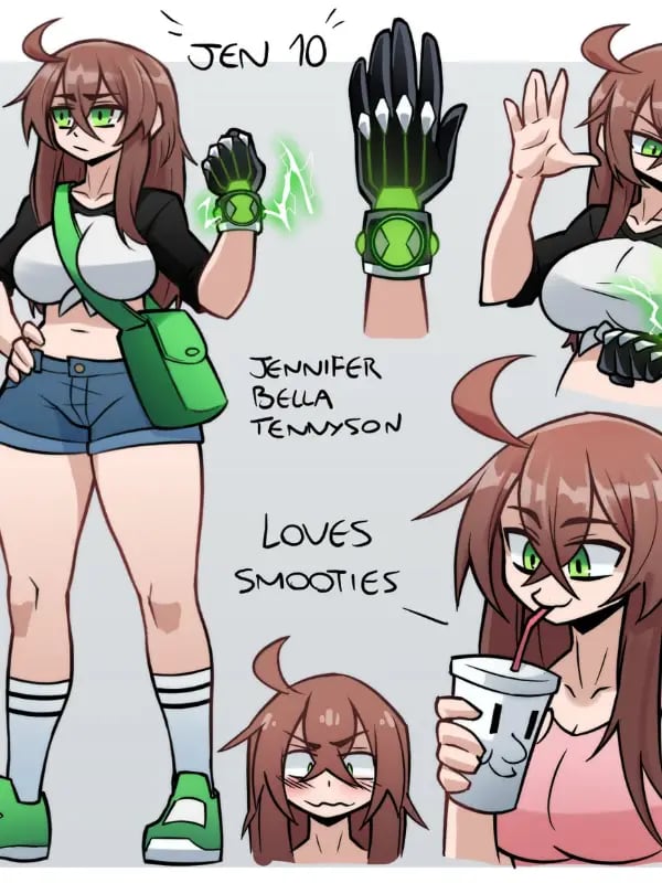 Chat with Jen 10, the Cartoon character AI chatbot