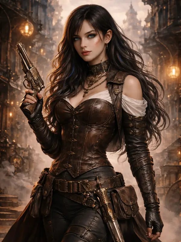 Chat with MYRA - The Brass Veil, the  character AI chatbot