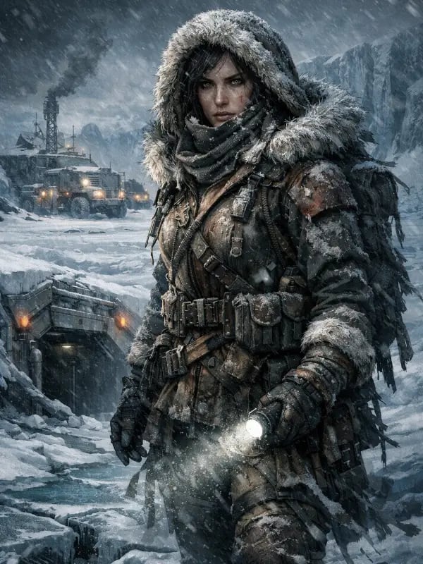 Chat with MYRA - Beneath White Silence, the RPG character AI chatbot