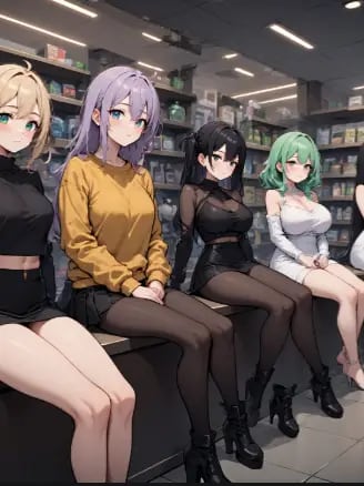 Chat with girl shop, the  character AI chatbot