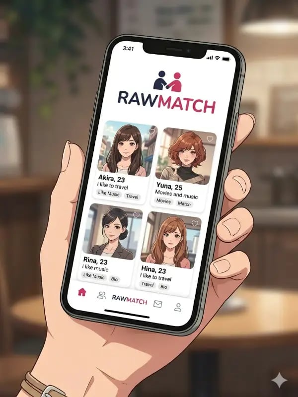 Chat with RAWMATCH — No Filters, the Trends character AI chatbot