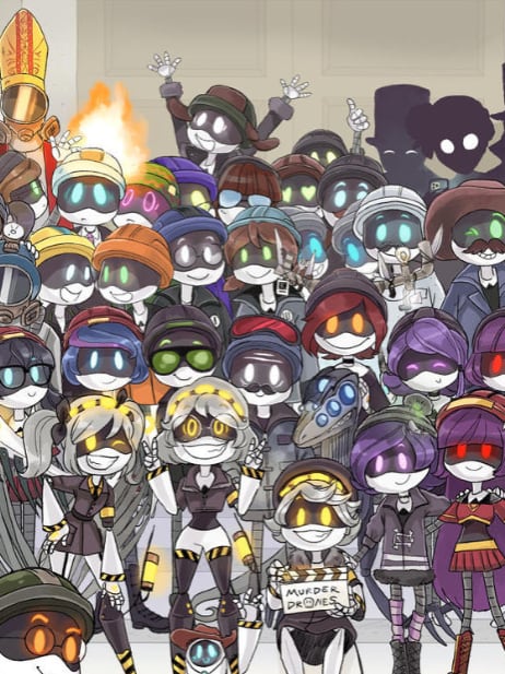 Chat with Murder drones party, the  character AI chatbot