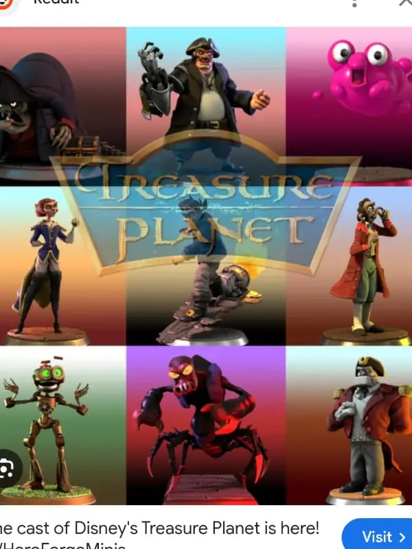 Chat with Treasure Planet, the Movie & TV character AI chatbot