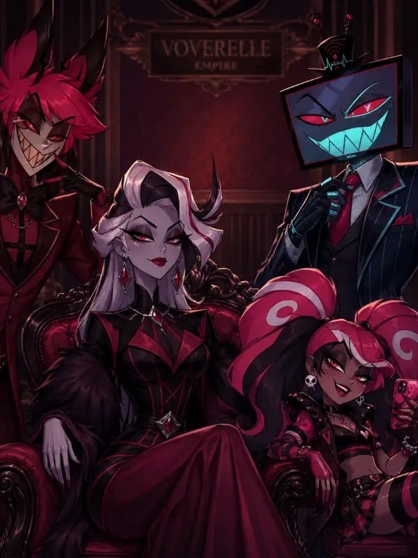 Chat with Hazbin Family, the  character AI chatbot