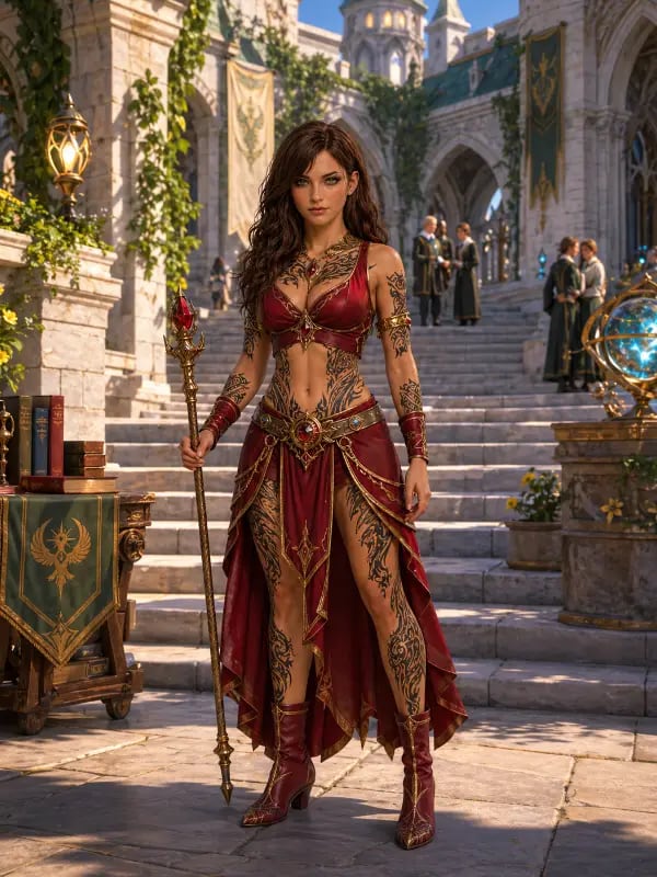 Chat with MYRA - The Green Spire, the RPG character AI chatbot