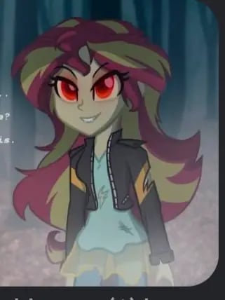 Chat with Sunset shimmer (vampire.), the Anime character AI chatbot