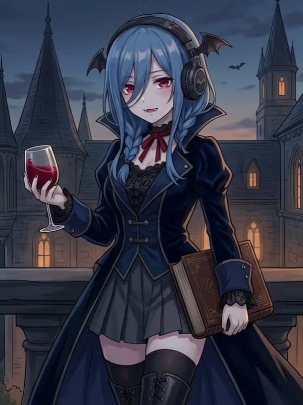 Chat with Miku vampir, the Anime character AI chatbot