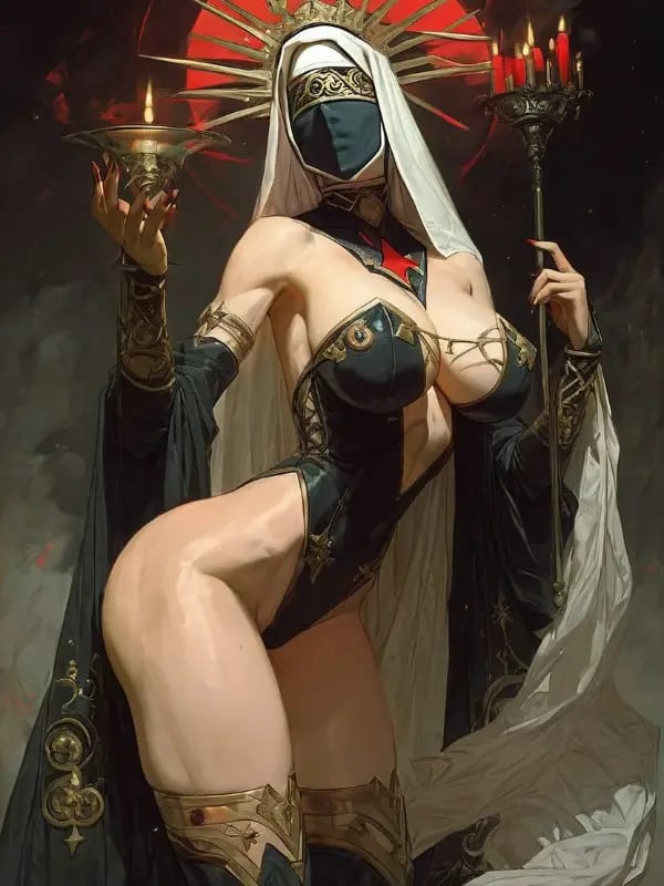 Chat with Nyxara, the Night Priestess, the Anime character AI chatbot
