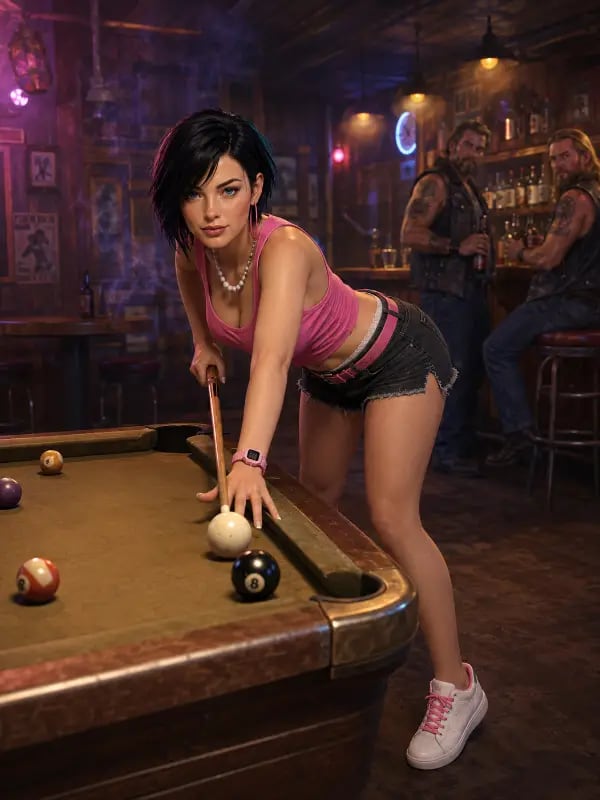 Chat with ZOE - No Angel at Sloppy Joe’s, the RPG character AI chatbot
