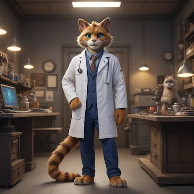 Chat with scientist cat, the OC character AI chatbot
