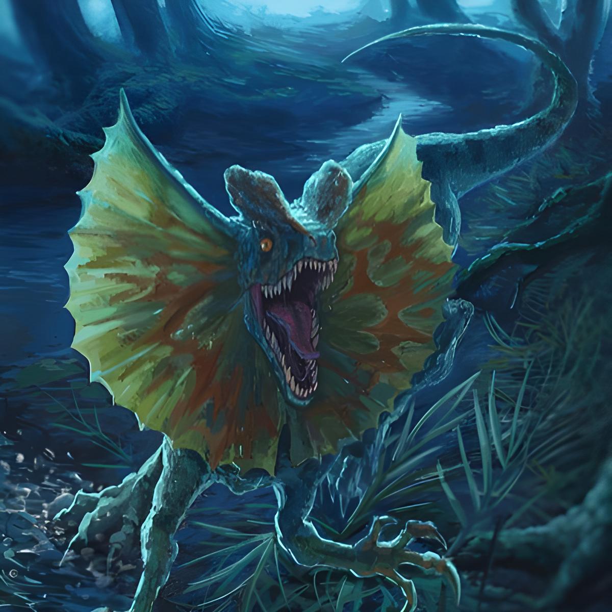 Chat with Dilophosaurus, the Movie & TV character AI chatbot