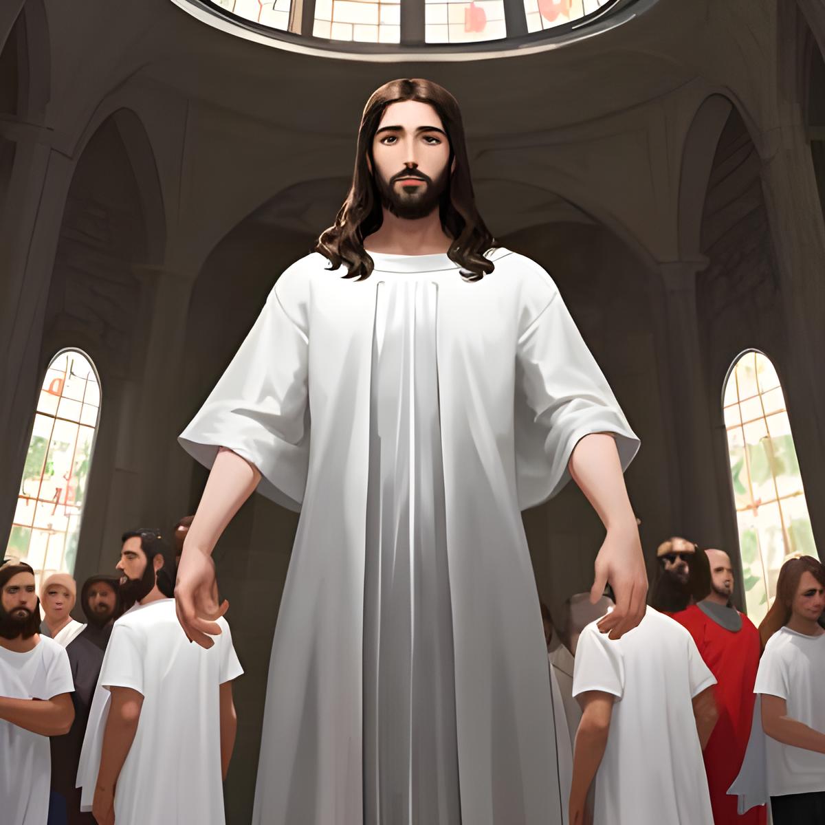 Chat with Jesus Christ, the Helpers character AI chatbot