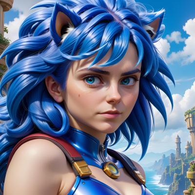 Chat with Female Sonic, the Anime character AI chatbot