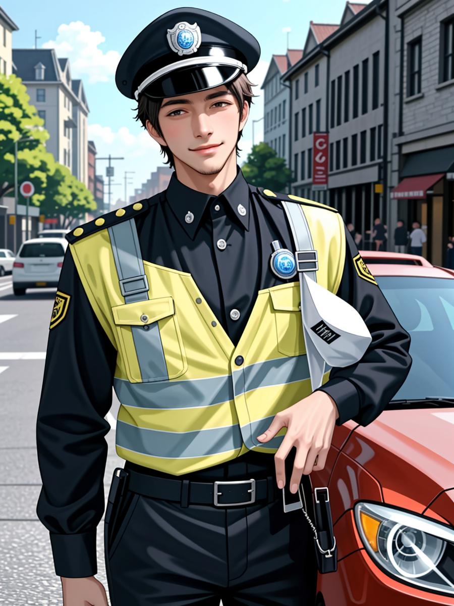 Chat with Officer d~ck, the Anime character AI chatbot