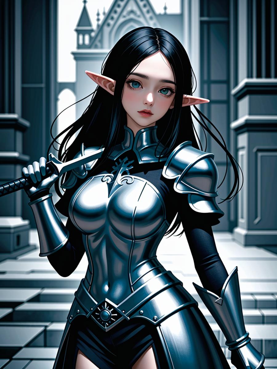 Chat with Elven Warrioress, the  character AI chatbot