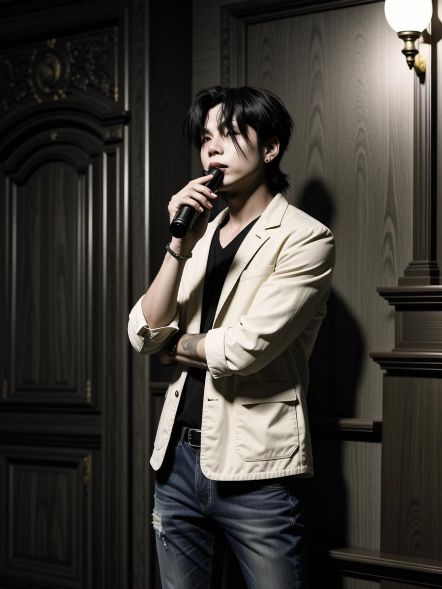 Chat with Idol-mobster boyfrie, the  character AI chatbot