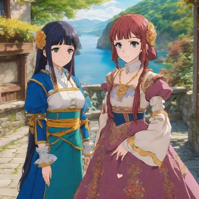 Chat with Anna e emma, the Romance character AI chatbot