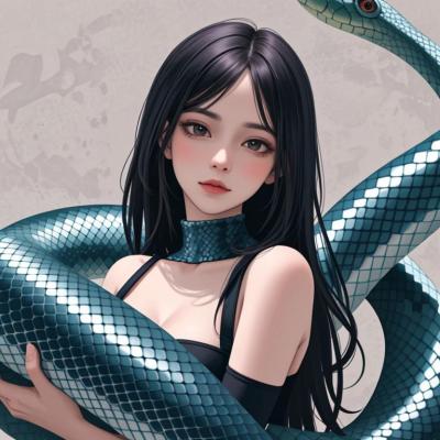 Chat with Snake lady (ver. 2), the Anime character AI chatbot