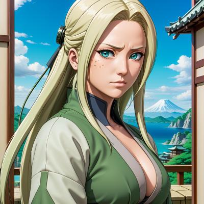Chat with Futanari Tsunade, the Anime character AI chatbot